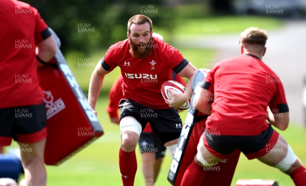 150819 - Wales Rugby Team Announcement and Training - Jake Ball during training