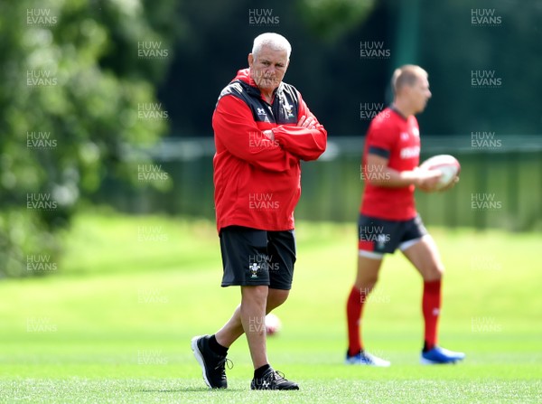 150819 - Wales Rugby Team Announcement and Training - Warren Gatland during training