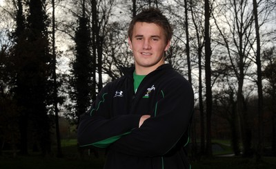 17.11.09 - Wales Rugby Team Announcement - Jonathan Davies who will play centre for Wales against Argentina on Saturday. 