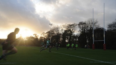 17.11.09 - Wales Rugby Training - Wales players in action during training. 