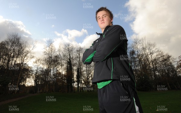17.11.09 - Wales Rugby Team Announcement - Jonathan Davies who will play centre for Wales against Argentina on Saturday. 