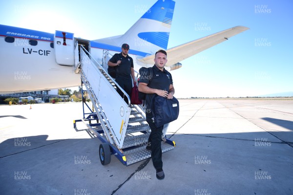 070618 - Wales Rugby Squad Arrive in San Juan - Dillon Lewis arrives in San Juan