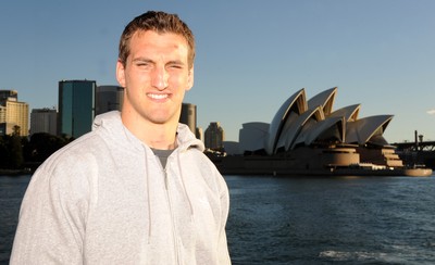 Wales Rugby Team in Sydney 180612