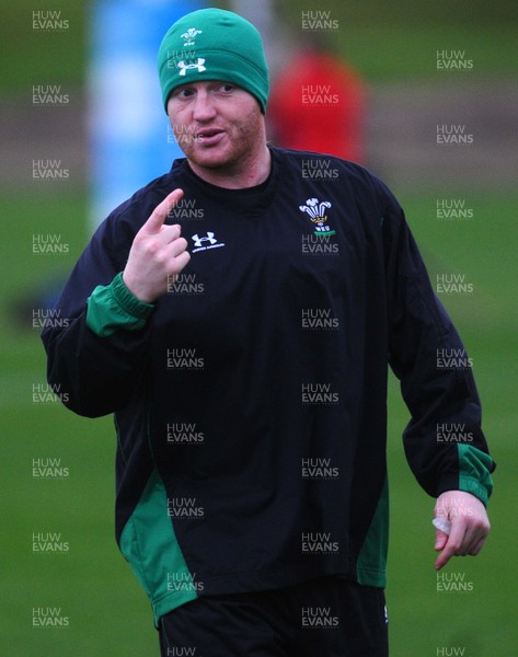 24.11.09 - Wales Rugby Martyn Williams at a training session ahead of his sides match against Australia on Saturday 