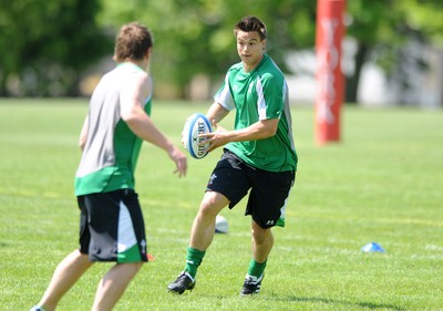 26.05.09 - Wales Rugby Training - Chris Czekaj in action during training. 