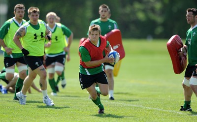 26.05.09 - Wales Rugby Training - Dan Biggar in action during training. 