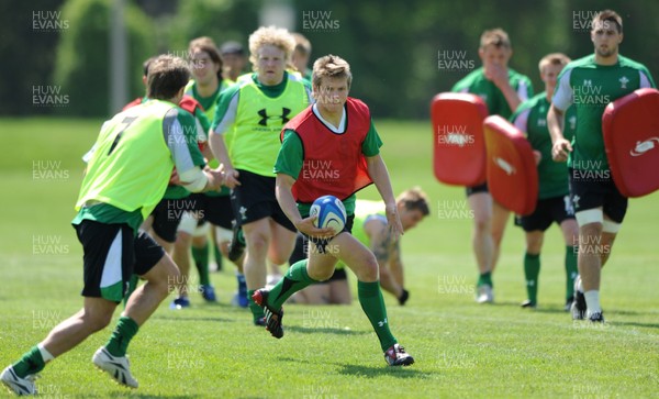 26.05.09 - Wales Rugby Training - Dan Biggar in action during training. 