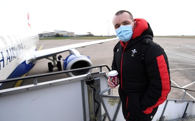 Wales Rugby Team Travel to Edinburgh 120221