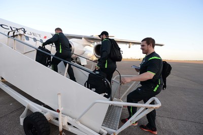 Wales Rugby Team Travel to Paris 260215