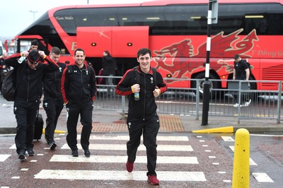 Wales Rugby Team Travel to Rome 030217