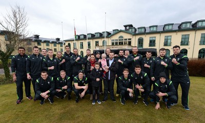 Wales Rugby Team Travel to Scotland 130215