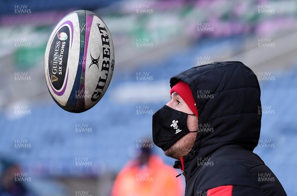 120221 - Wales Rugby Visit Murrayfield Stadium - Justin Tipuric during a visit to Murrayfield Stadium, Edinburgh