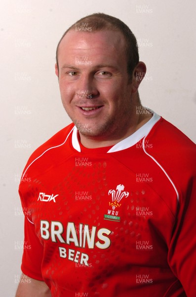 14.05.07 - Wales Rugby Summer Tour Portraits - Iestyn Thomas 