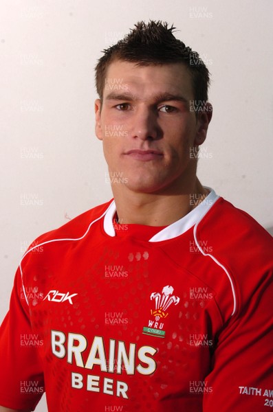 14.05.07 - Wales Rugby Summer Tour Portraits - Tom James 