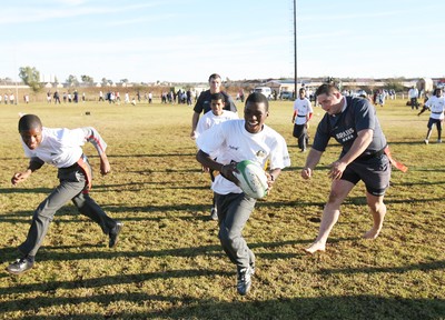 Wales Rugby township visit 130608