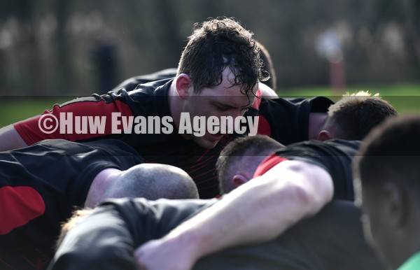 010222 - Wales Rugby Training - Ryan Elias during training