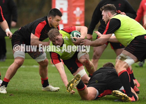 010222 - Wales Rugby Training - Jac Morgan during training
