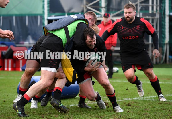 010222 - Wales Rugby Training - Ryan Elias during training