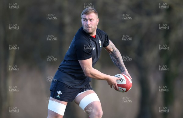 010218 - Wales Rugby Training - Ross Moriarty during training