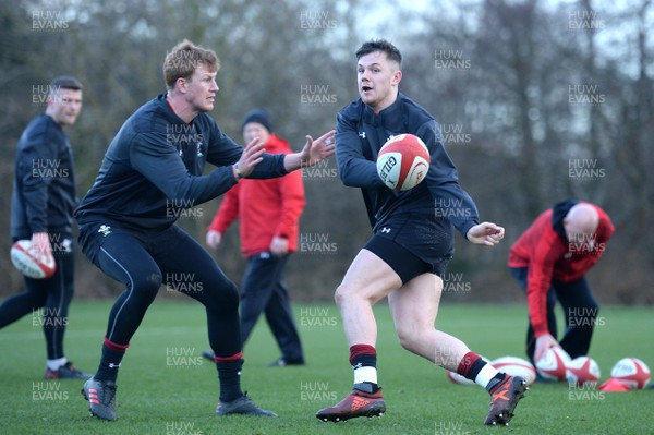 010218 - Wales Rugby Training - Steff Evans during training