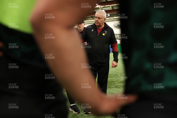 010324 - Wales Rugby Training in the National Centre of Excellence (NCE) - Warren Gatland, Head Coach during training