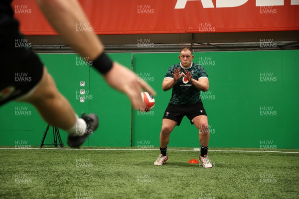 010324 - Wales Rugby Training in the National Centre of Excellence (NCE) - Corey Domachowski during training