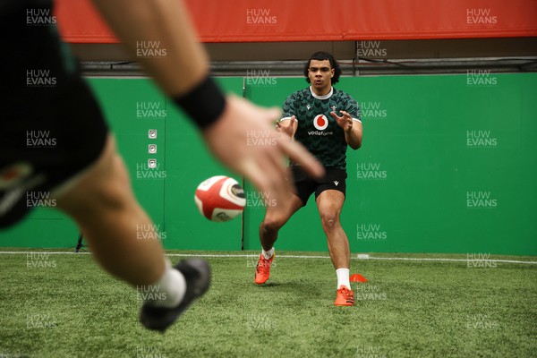 010324 - Wales Rugby Training in the National Centre of Excellence (NCE) - Mackenzie Martin during training