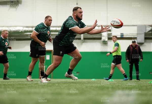010324 - Wales Rugby Training in the National Centre of Excellence (NCE) - Harri O'Connor during training