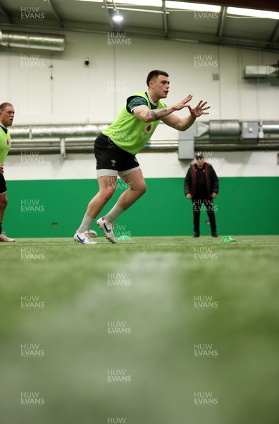 010324 - Wales Rugby Training in the National Centre of Excellence (NCE) - Joe Roberts during training