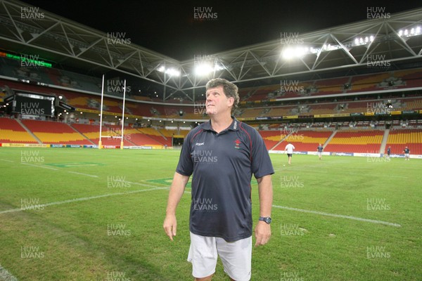 01.06.07  Wales rugby tour to Australia Wales coach Gareth Jenkins at the Suncorp Stadium in Brisbane. 