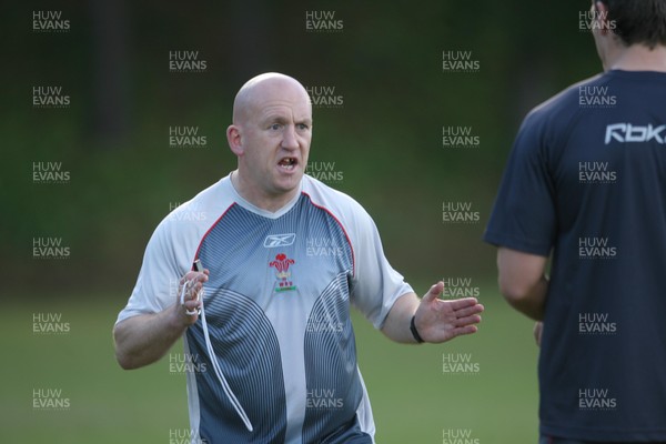 01.06.08 Wales rugby in S.Africa... Shaun Edwards  during training at Westerford High School in Cape Town.   