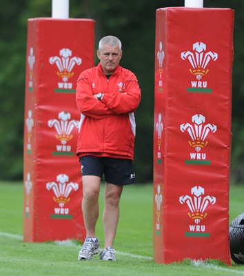 01.06.10 - Wales Rugby Training - Head coach Warren Gatland during training. 