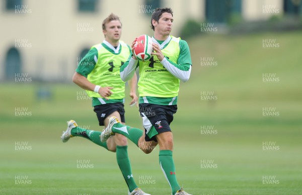 01.06.10 - Wales Rugby Training - James Hook in action during training. 