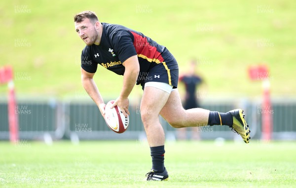 010617 - Wales Rugby Training - Dillon Lewis during training