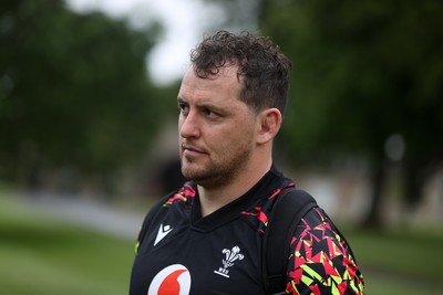010626 - Wales Rugby Training on the first day of camp at the start of the Nations Championship - Ryan Elias arrives at training