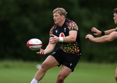 010626 - Wales Rugby Training on the first day of camp at the start of the Nations Championship - Jac Morgan during training