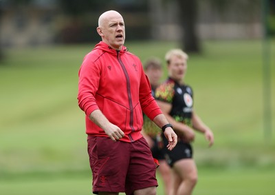 010626 - Wales Rugby Training on the first day of camp at the start of the Nations Championship - Head Coach Steve Tandy