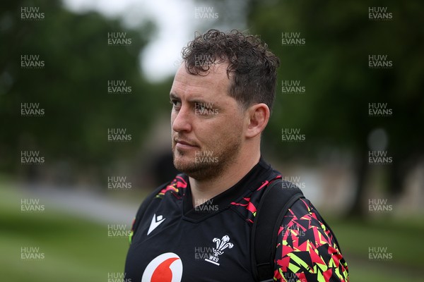 010626 - Wales Rugby Training on the first day of camp at the start of the Nations Championship - Ryan Elias arrives at training