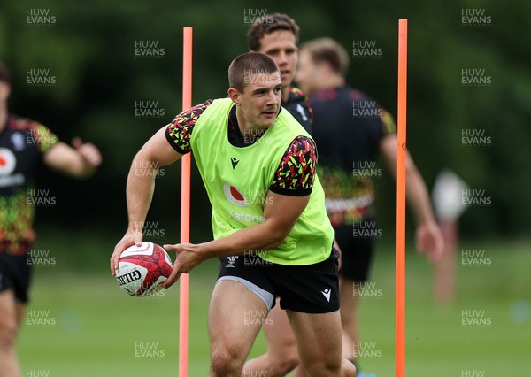 010626 - Wales Rugby Training on the first day of camp at the start of the Nations Championship - Joe Hawkins during training