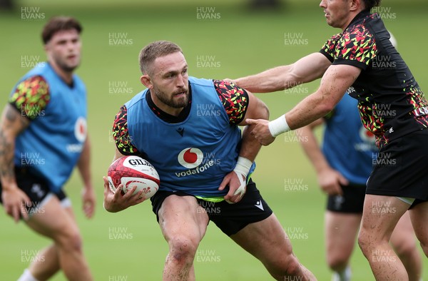 010626 - Wales Rugby Training on the first day of camp at the start of the Nations Championship - Harrison Keddie during training