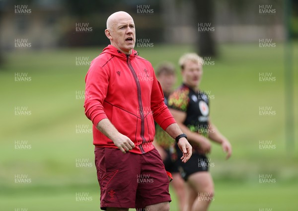 010626 - Wales Rugby Training on the first day of camp at the start of the Nations Championship - Head Coach Steve Tandy