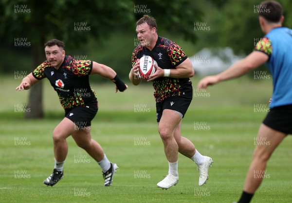 010626 - Wales Rugby Training on the first day of camp at the start of the Nations Championship - Dewi Lake during training