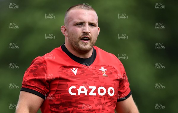 010721 - Wales Rugby Training - Dillon Lewis during training