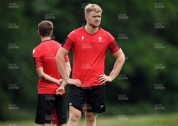 010721 - Wales Rugby Training - Lewi Jameson during training