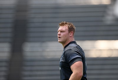 010725 - Wales Rugby Training on Tuesday in Kitakyushu in the week leading up to their first test against Japan - Dewi Lake during training