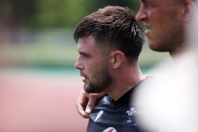 010725 - Wales Rugby Training on Tuesday in Kitakyushu in the week leading up to their first test against Japan - Joe Roberts during training
