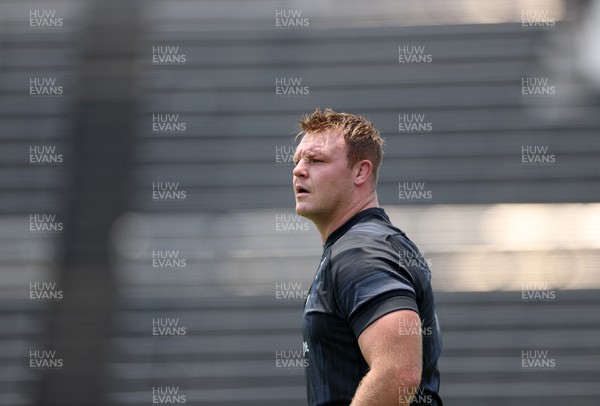010725 - Wales Rugby Training on Tuesday in Kitakyushu in the week leading up to their first test against Japan - Dewi Lake during training