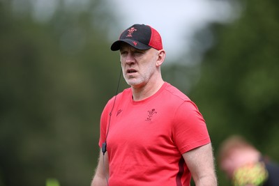 010726 - Wales Rugby Training ahead of the first Nations Championship game against Fiji - Steve Tandy, Head Coach during training
