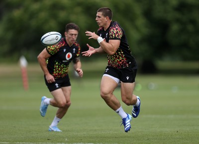 010726 - Wales Rugby Training ahead of the first Nations Championship game against Fiji - Joe Hawkins during training