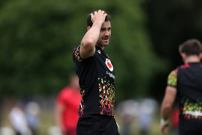 010726 - Wales Rugby Training ahead of the first Nations Championship game against Fiji - Tomos Williams during training